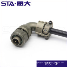 Amphenol MIL-C-5015 Series Threaded Connector,3Pin Male and Female Connectors MS3108A10SL-3